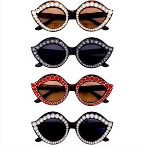 Stunning oversized bling sunglasses